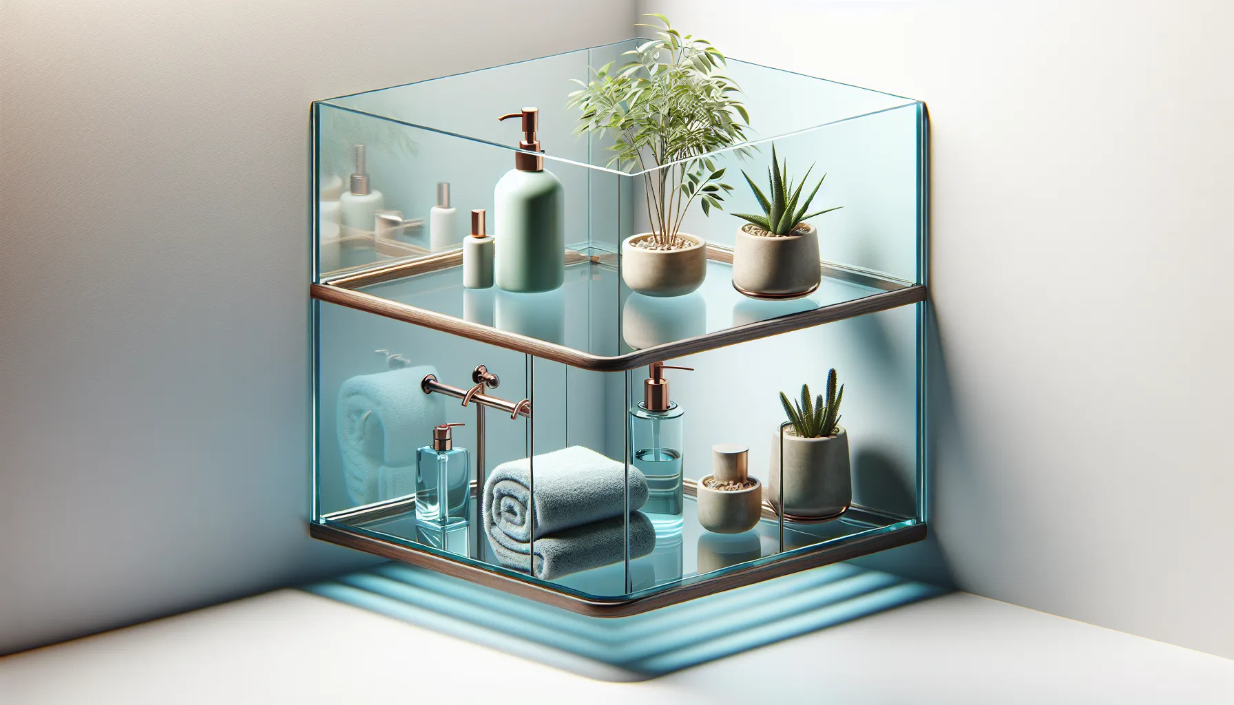 Transforme seu Banheiro: Descubra a Prateleira de Canto Perfeita para Organizar e Decorar!