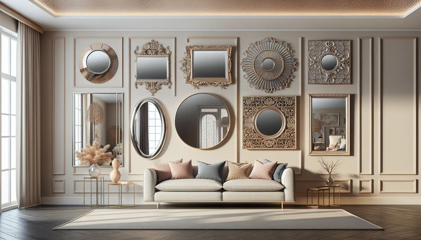 Descubra os 7 Tipos de Espelhos para Sala